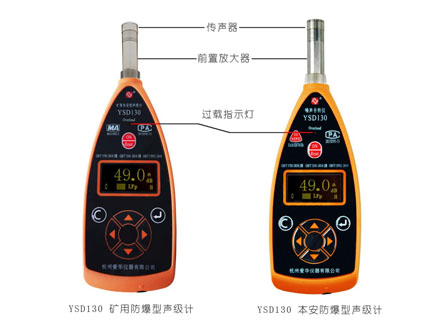 YSD130型礦用本安型聲級計